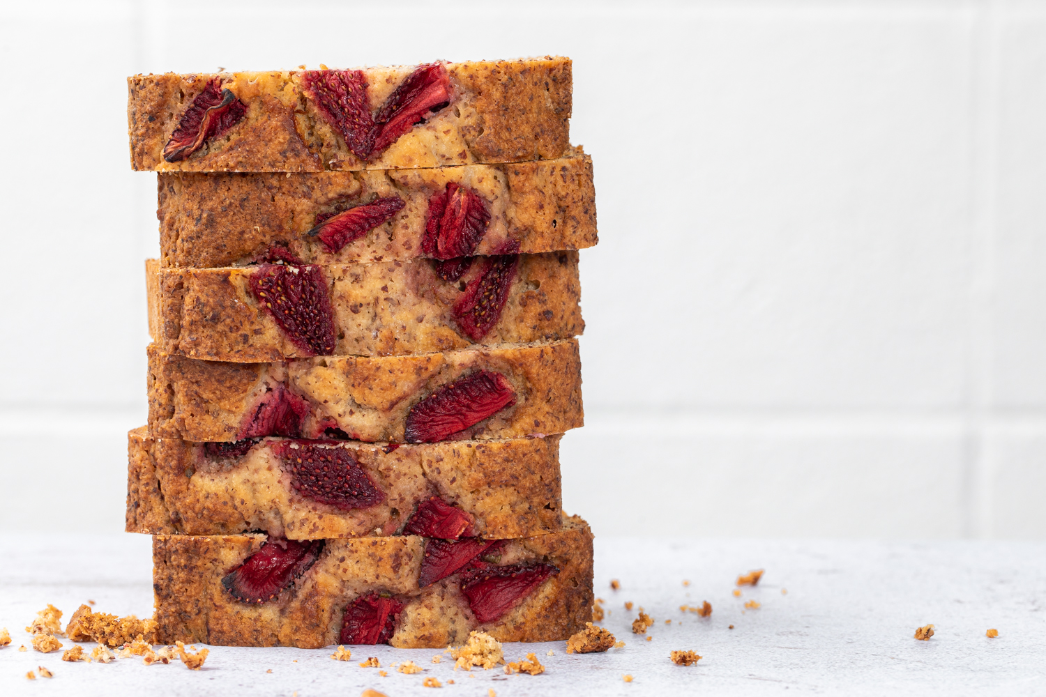 Keto Strawberry and Toffee Bread